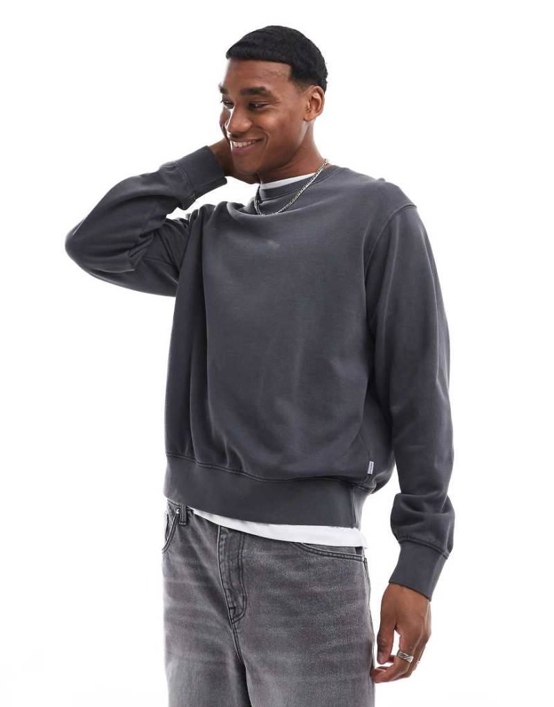 Jack & Jones - Super Oversize-Sweatshirt in verwaschenem Grau von Jack & Jones