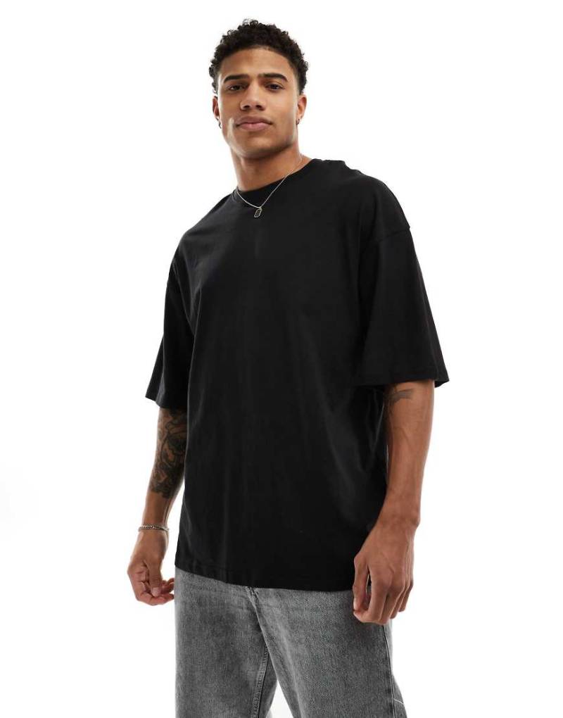 Jack & Jones - Super-Oversize-T-Shirt in Schwarz von Jack & Jones