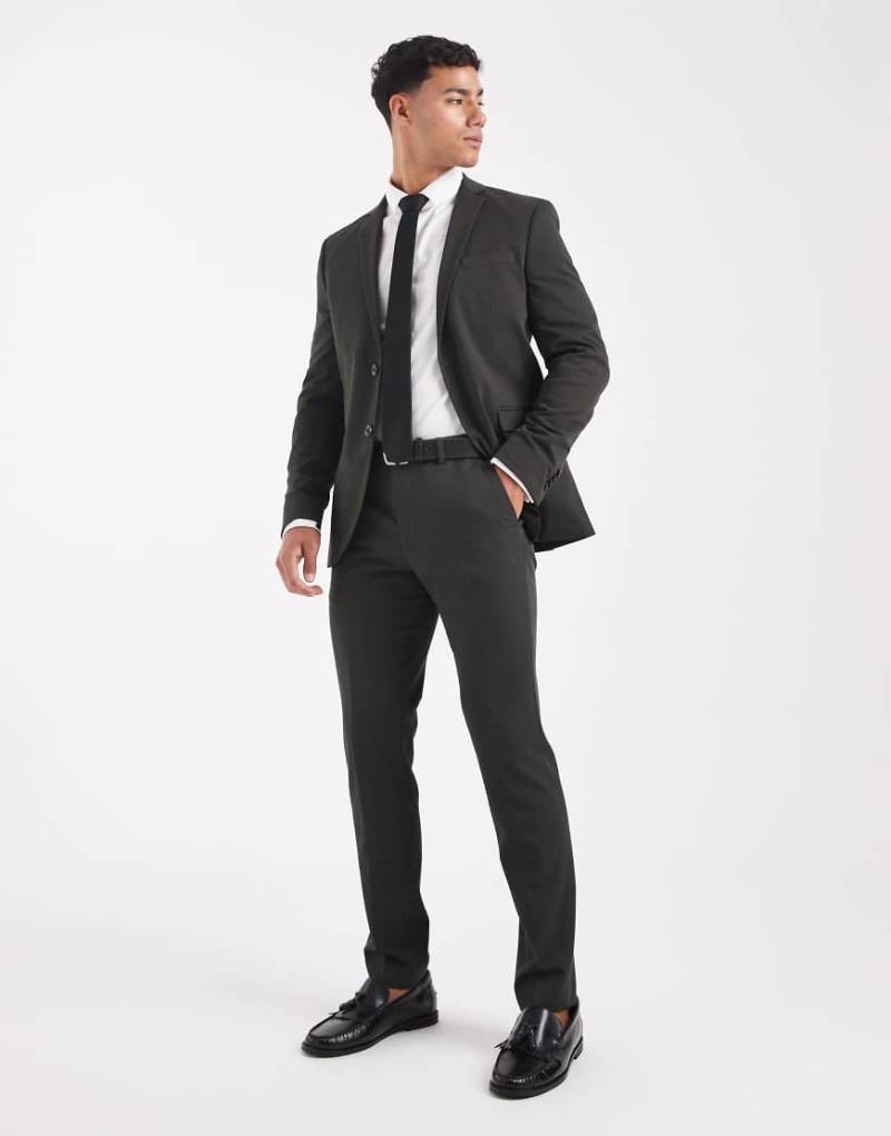 Jack & Jones - Super Slim Fit Anzughose in Dunkelgrün Jack & Jones - Super Slim Fit Anzughose in Dunkelgrün von Jack & Jones