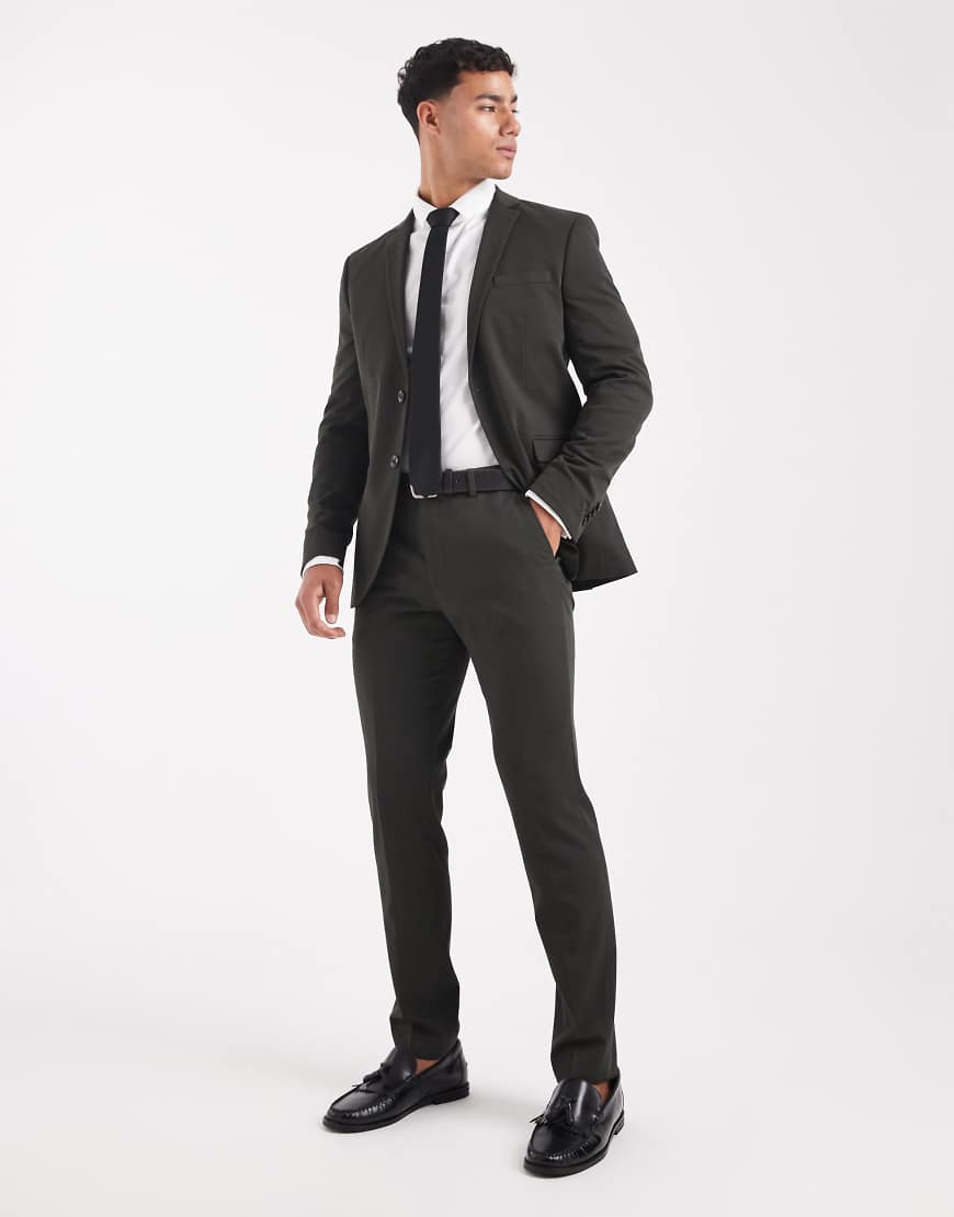 Jack & Jones - Super Slim Fit Anzughose in Dunkelgrün Jack & Jones - Super Slim Fit Anzughose in Dunkelgrün von Jack & Jones