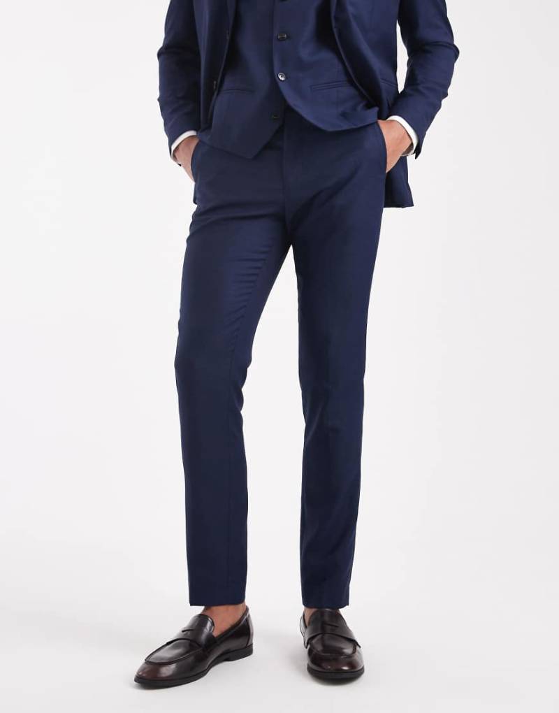 Jack & Jones - Super-Slim-Fit-Hose in dunklem Marineblau von Jack & Jones