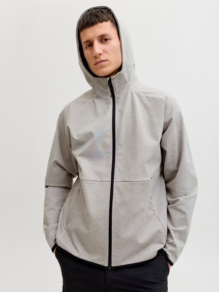 Jack & Jones Sweatshirt JJEBASE SWEAT ZIP HOOD SN mit Kaputze von Jack & Jones