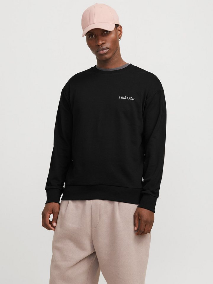 Jack & Jones Sweatshirt JJEBRADLEY GRAPHIC SWEAT CREW NOOS mit Front und Back Print von Jack & Jones