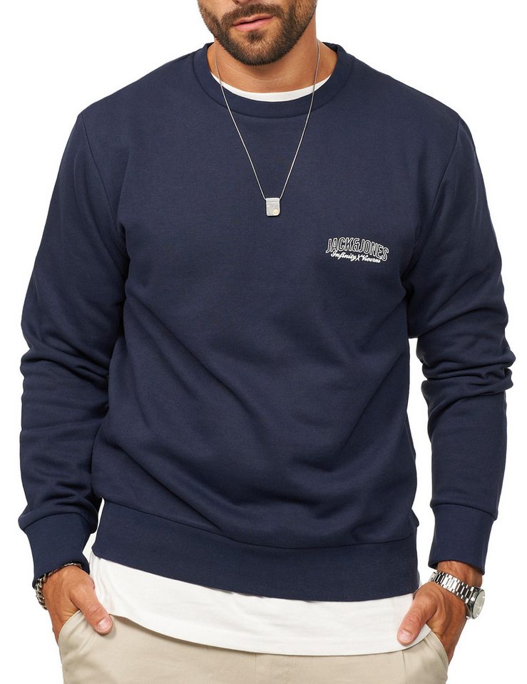 Jack & Jones Sweatshirt als Crew Neck Rundhalspullover im Regular-Fit Herren Sweatpullover mit Logoprint Jack & Jones Sweatshirt als Crew Neck Rundhalspullover im Regular-Fit Herren Sweatpullover mit Logoprint von Jack & Jones