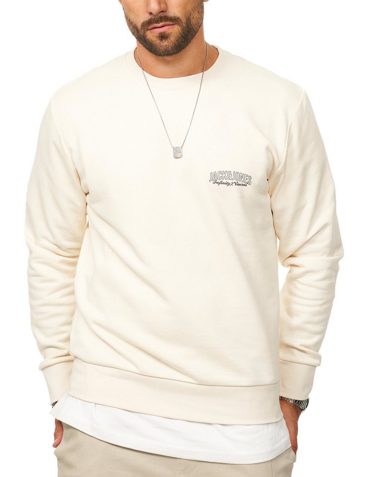 Jack & Jones Sweatshirt als Crew Neck Rundhalspullover im Regular-Fit Herren Sweatpullover mit Logoprint Jack & Jones Sweatshirt als Crew Neck Rundhalspullover im Regular-Fit Herren Sweatpullover mit Logoprint von Jack & Jones