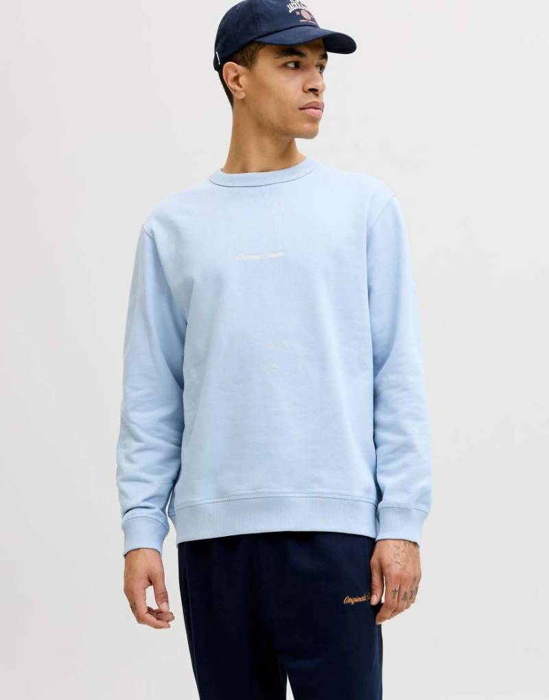 Jack & Jones - Sweatshirt in Meereshöhlen-Blau von Jack & Jones