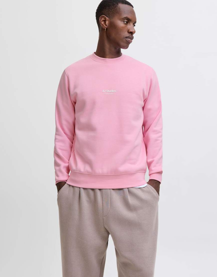 Jack & Jones - Sweatshirt in Prism Pink-Rosa von Jack & Jones