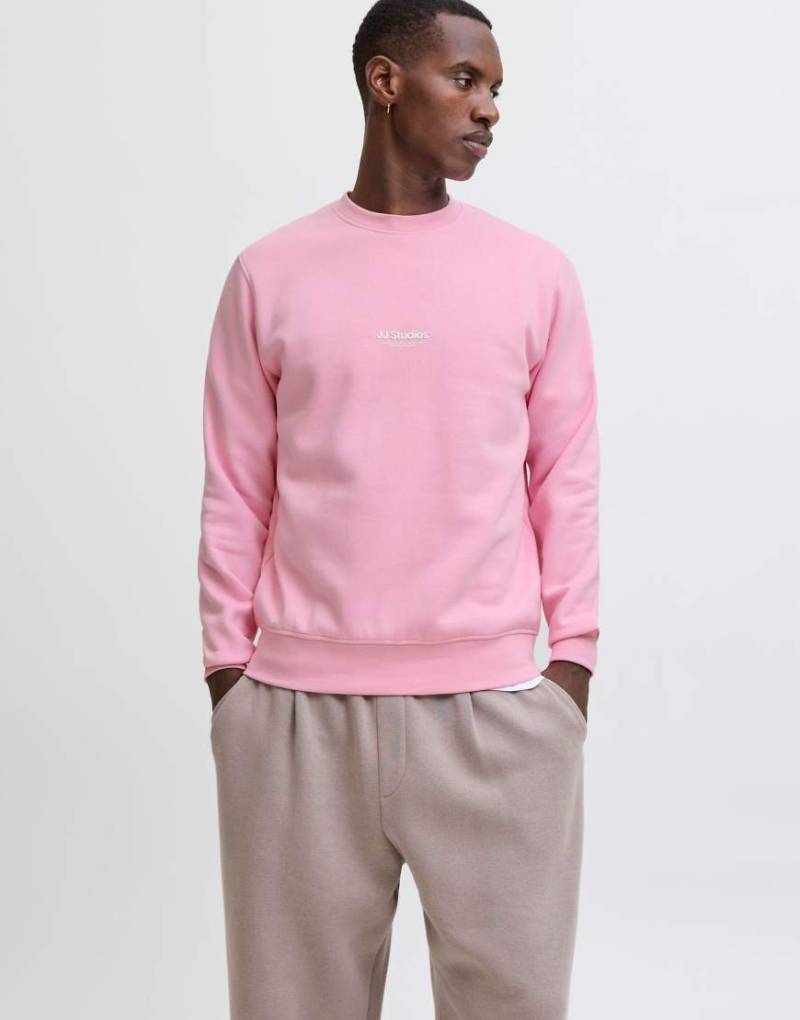 Jack & Jones - Sweatshirt in Prism Pink-Rosa von Jack & Jones