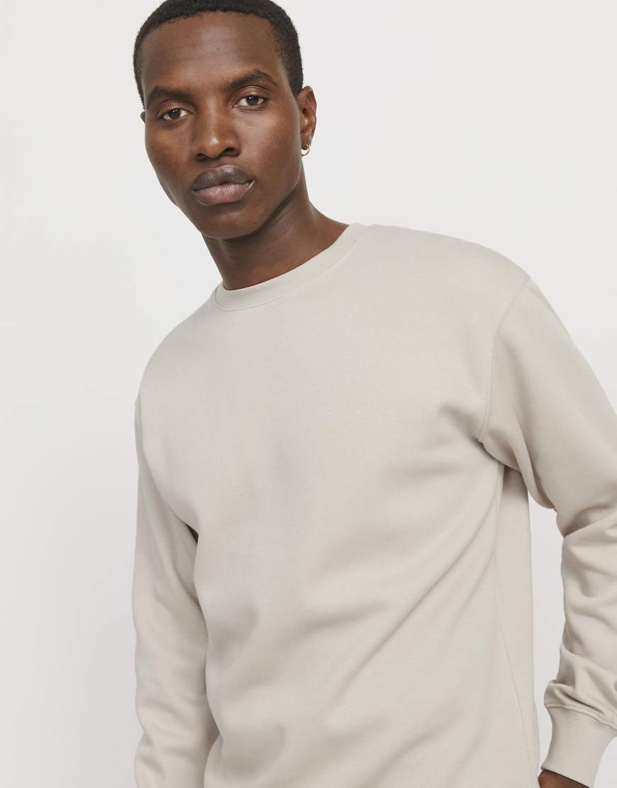 Jack & Jones - Sweatshirt in Ultimate Grey-Grau von Jack & Jones