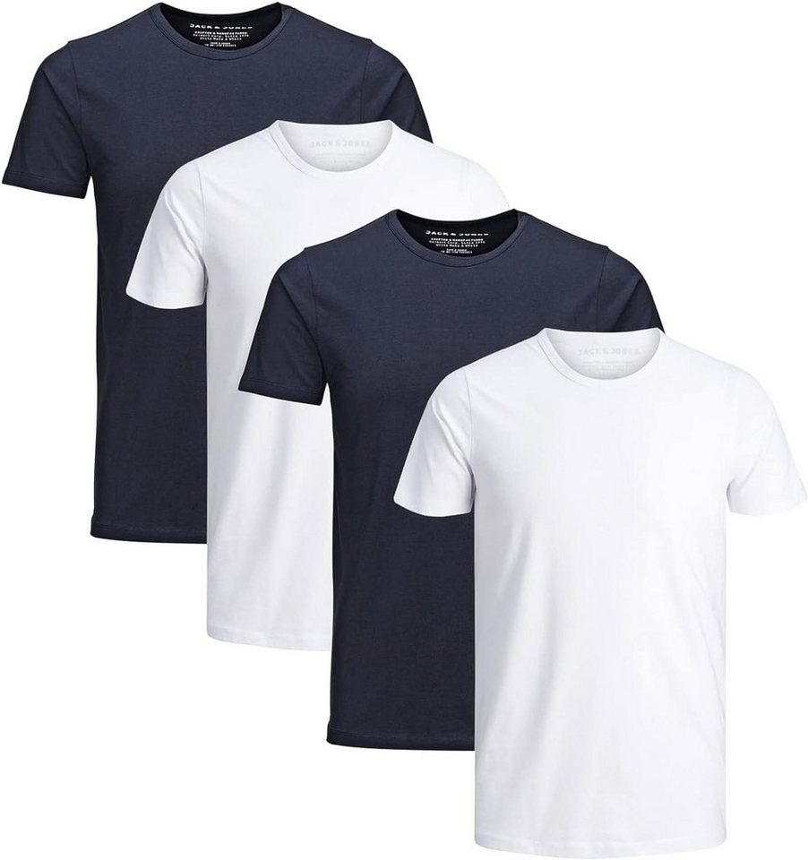 Jack & Jones T-Shirt (Sparset, 4er-Pack) Basic von Jack & Jones