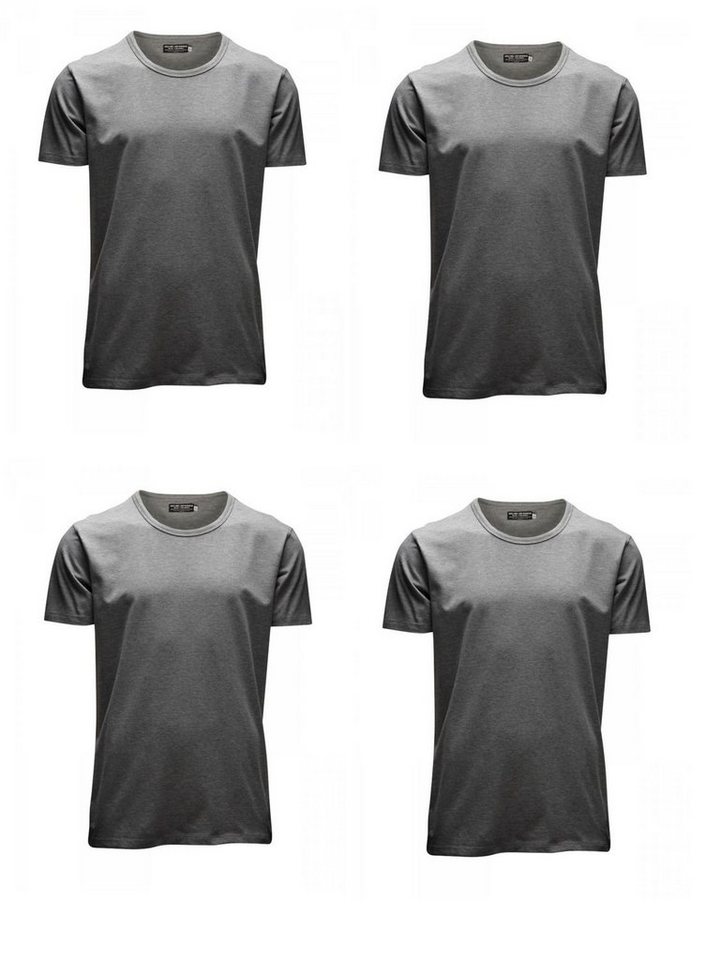 Jack & Jones T-Shirt 4er Pack Jack & Jones Herren T-Shirt (4-tlg) mit Stretch von Jack & Jones