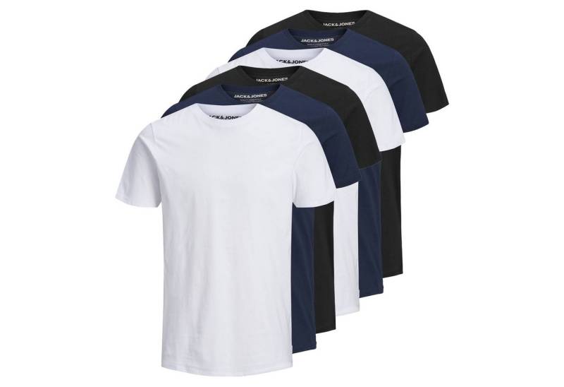 Jack & Jones T-Shirt Herren T-Shirt 6er Pack Baumwolle (Packung, 6er Pack) von Jack & Jones
