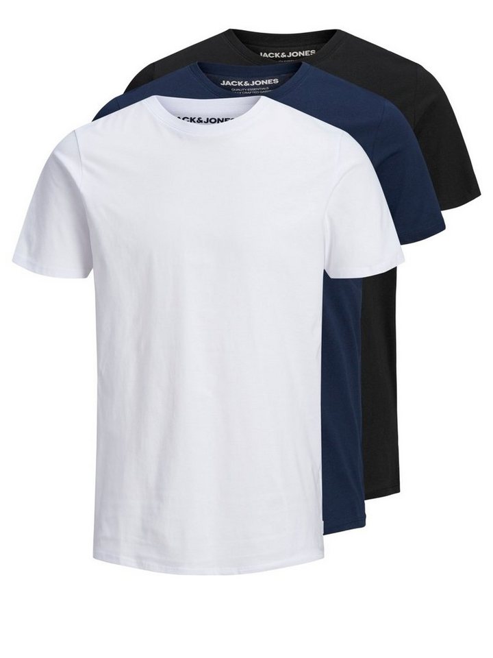 Jack & Jones T-Shirt JJEORGANIC BASIC 3er PACK (1-tlg) aus Baumwolle von Jack & Jones