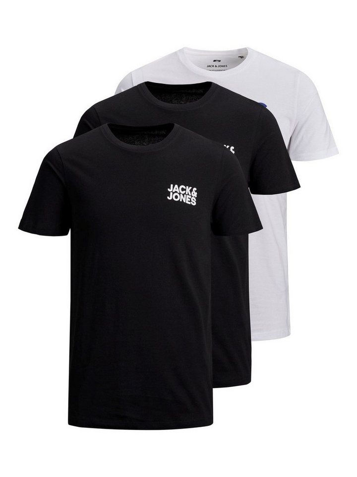 Jack & Jones T-Shirt Jack & Jones Herren 3er-Pack T-Shirt JceCorp Slim-Fit Oberteil Logo Jack & Jones T-Shirt Jack & Jones Herren 3er-Pack T-Shirt JceCorp Slim-Fit Oberteil Logo von Jack & Jones