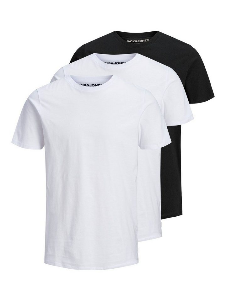 Jack & Jones T-Shirt Jack & Jones Herren 3er-Pack T-Shirt JceOrganic Regular-Fit Basic von Jack & Jones