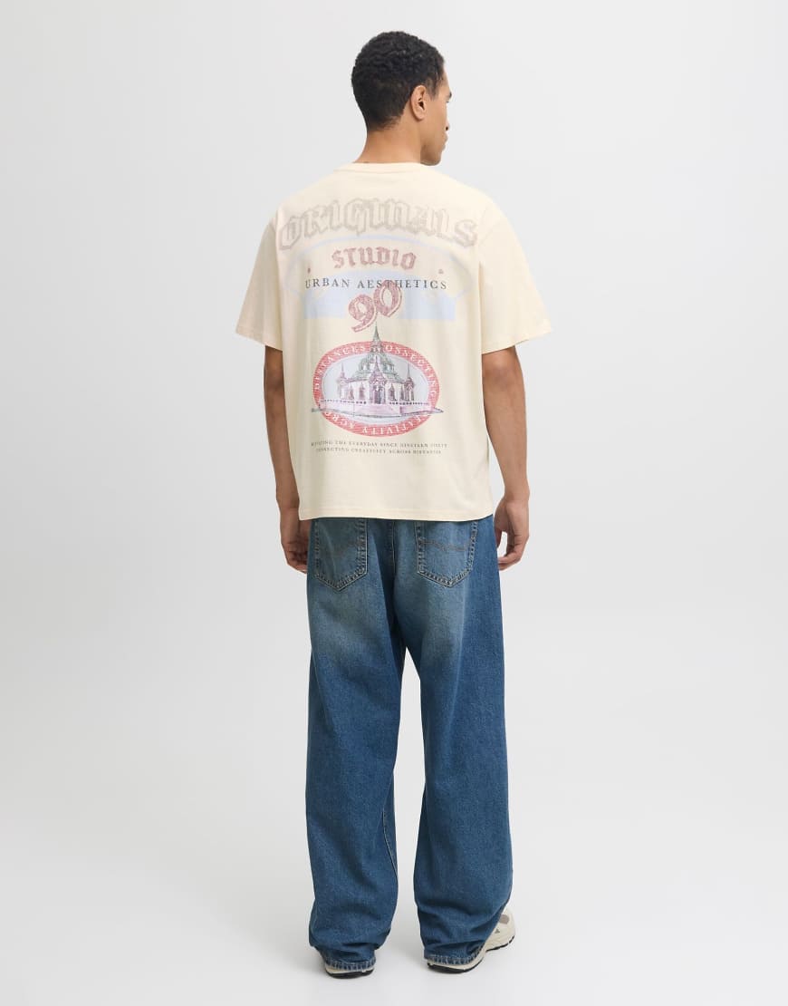 Jack & Jones - T-Shirt in Antikweiß von Jack & Jones