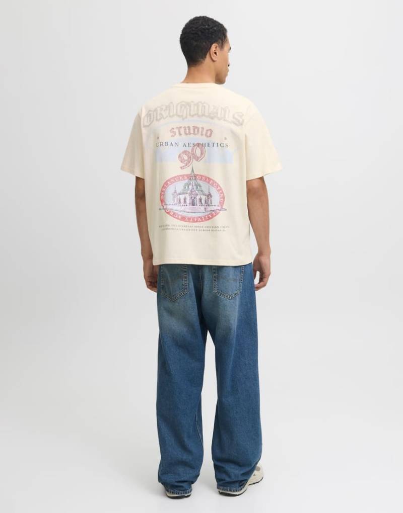 Jack & Jones - T-Shirt in Antikweiß von Jack & Jones