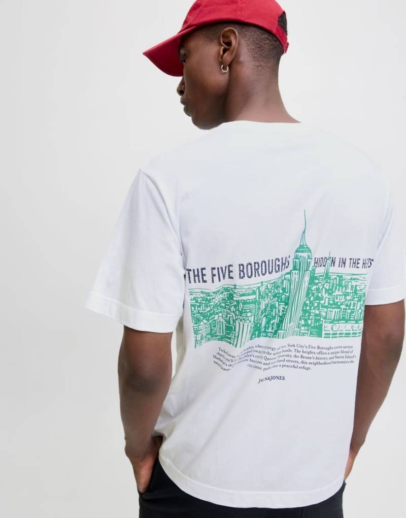 Jack & Jones - T-Shirt in Antikweiß von Jack & Jones