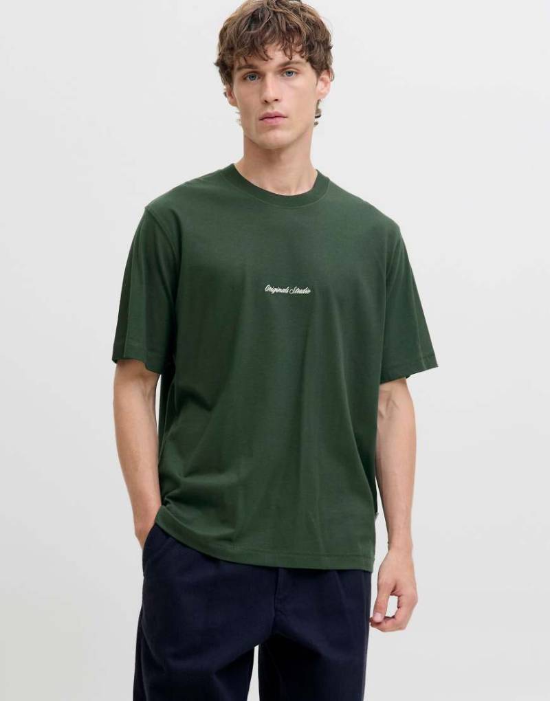 Jack & Jones - T-Shirt in der Farbe Sycamore-Grün von Jack & Jones