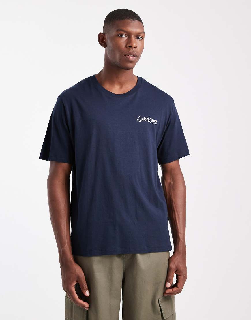 Jack & Jones - T-Shirt mit Logo in Marine-Marineblau von Jack & Jones