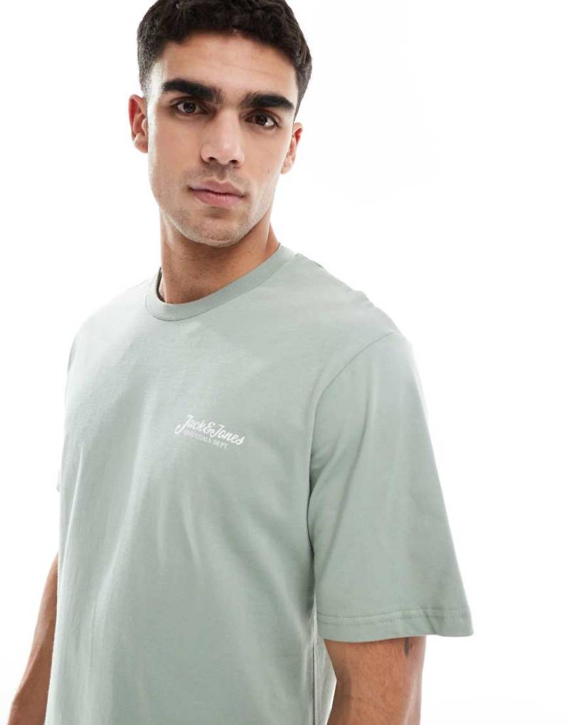 Jack & Jones - T-Shirt mit Logoschriftzug in Grün von Jack & Jones