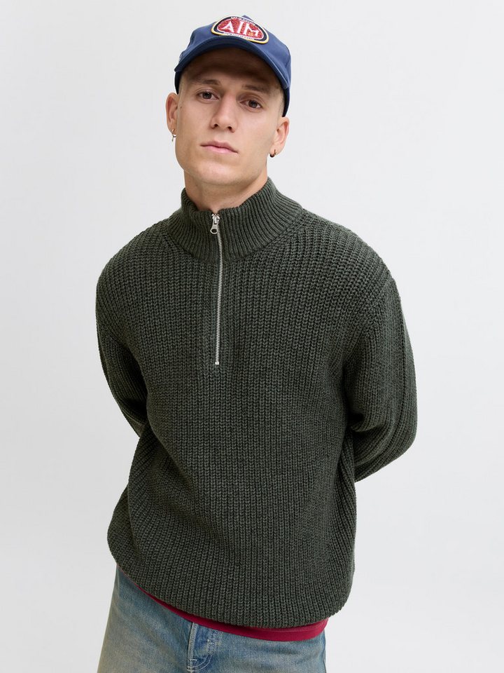 Jack & Jones Troyer JORBLEECKER KNIT HALF ZIP BF von Jack & Jones