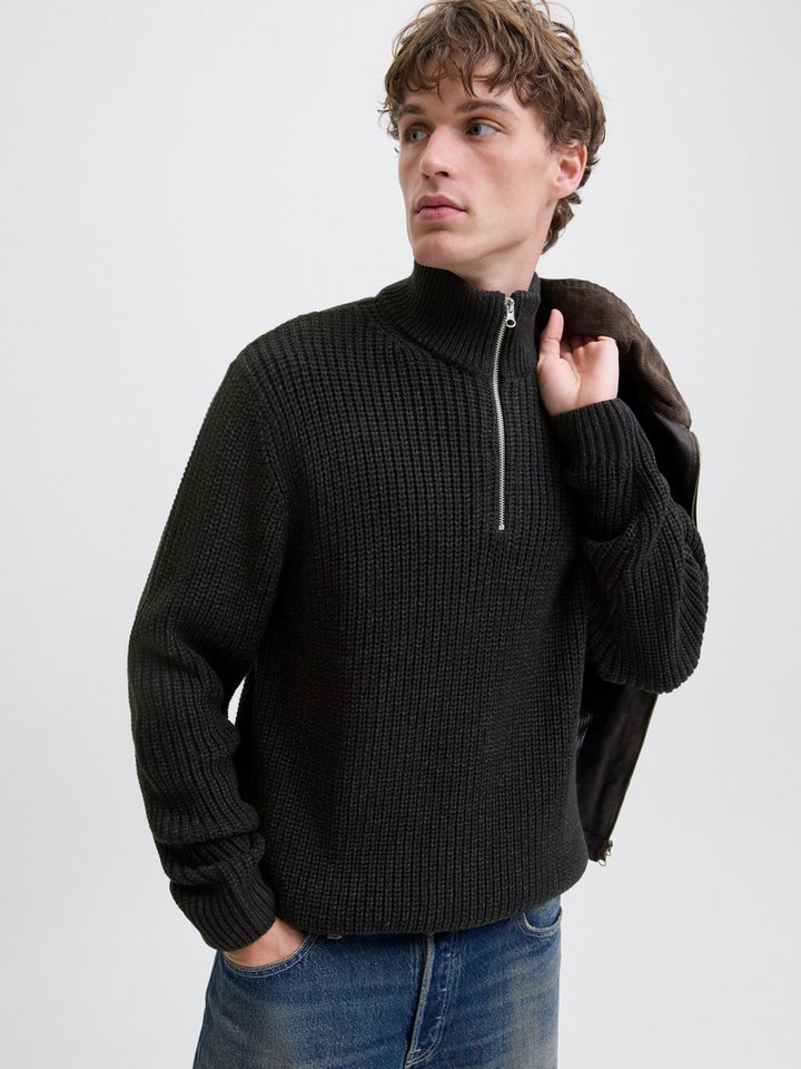 Jack & Jones Troyer JORBLEECKER KNIT HALF ZIP BF von Jack & Jones