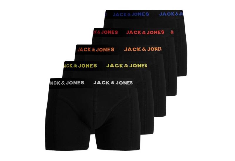 Jack & Jones Trunk 5er Pack Jacblack Friday Trunks (5-St) mit umlaufendem Markenschriftzug am Bund von Jack & Jones