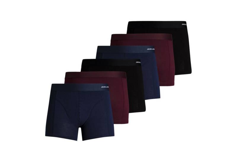 Jack & Jones Trunk 6er Pack JACK & JONES Herren Bamboo Trunks (6-St) mit Markenschriftzug am Bund von Jack & Jones