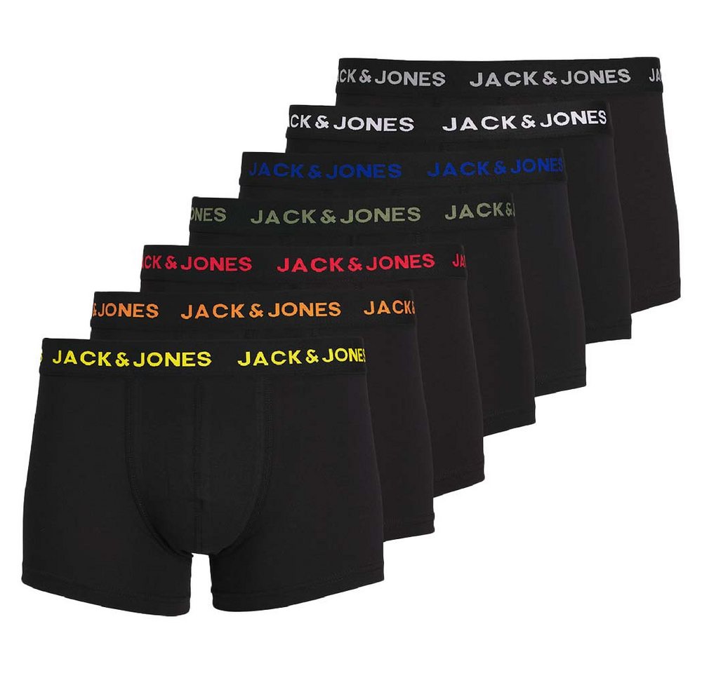 Jack & Jones Trunk 7er-Pack Herren-Trunks aus Jersey Schwarz von Jack & Jones