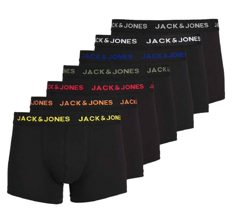 Jack & Jones Trunk 7er-Pack Herren-Trunks aus Jersey Schwarz von Jack & Jones