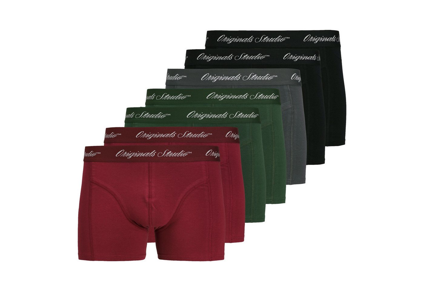 Jack & Jones Trunk 7er Pack JACK & JONES Herren Trunks (7-St) mit umlaufendem Markenschriftzug am Bund von Jack & Jones