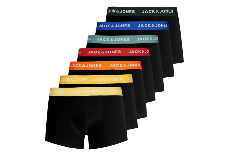 Jack & Jones Trunk 7er Pack JACK & JONES Herren Trunks (7-St) mit umlaufendem Markenschriftzug am Bund von Jack & Jones
