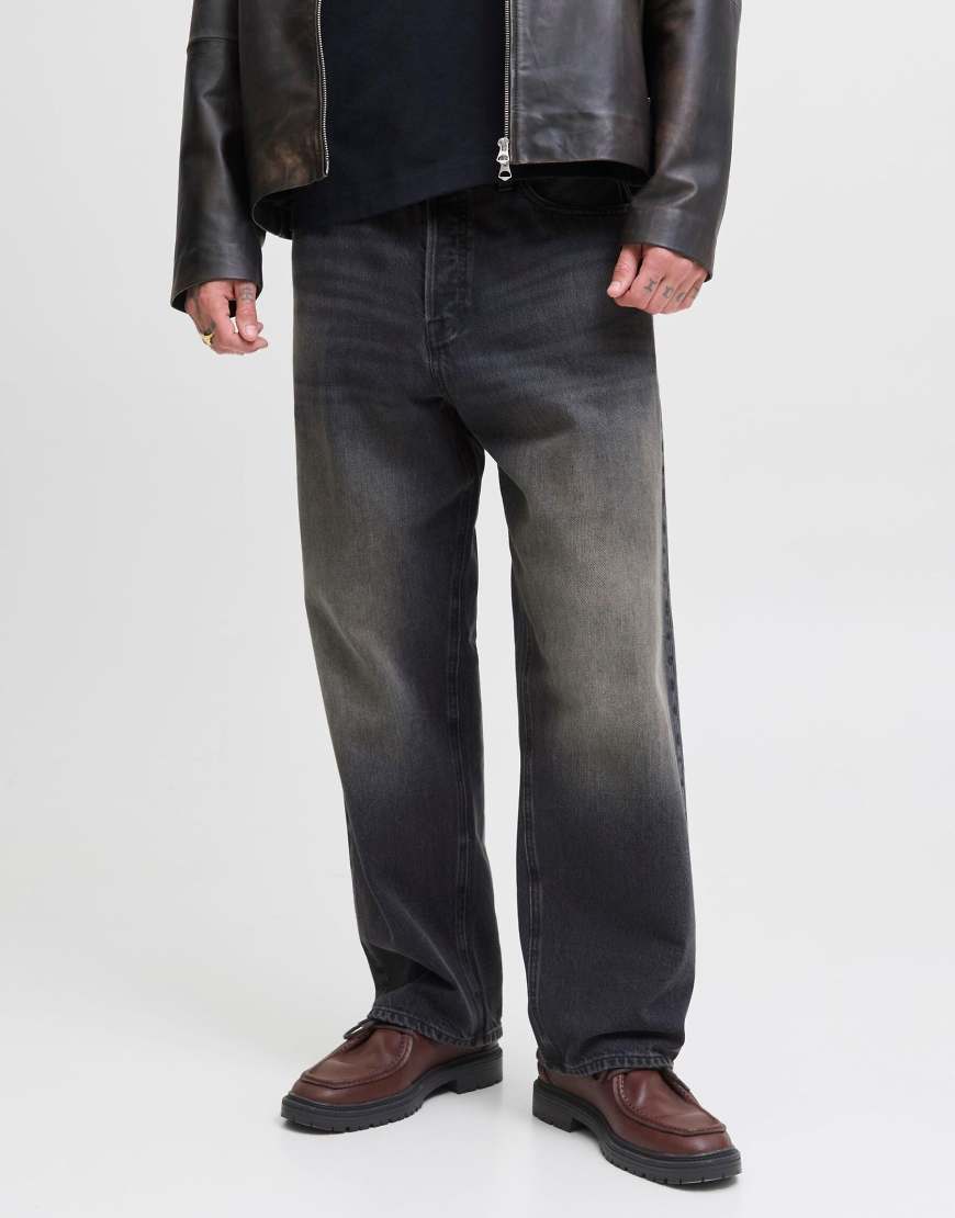 Jack & Jones - Weit geschnittene Jeans in Schwarz von Jack & Jones