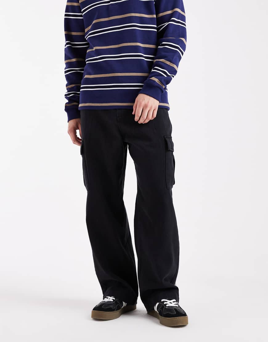 Jack & Jones - Weite Cargohose in Schwarz von Jack & Jones