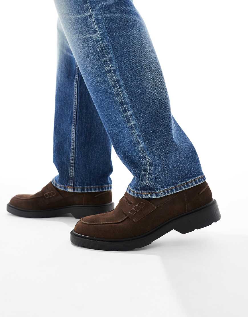 Jack & Jones - Wildleder-Loafer in Braun-Brown von Jack & Jones