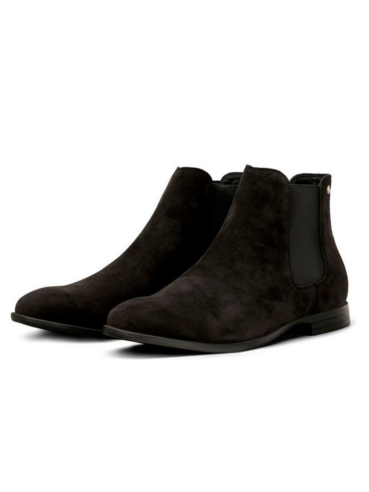 Jack & Jones für Herren Stiefel Schuhe Chelseaboots Schlupfboot ungefüttert in Wildlederoptik von Jack & Jones