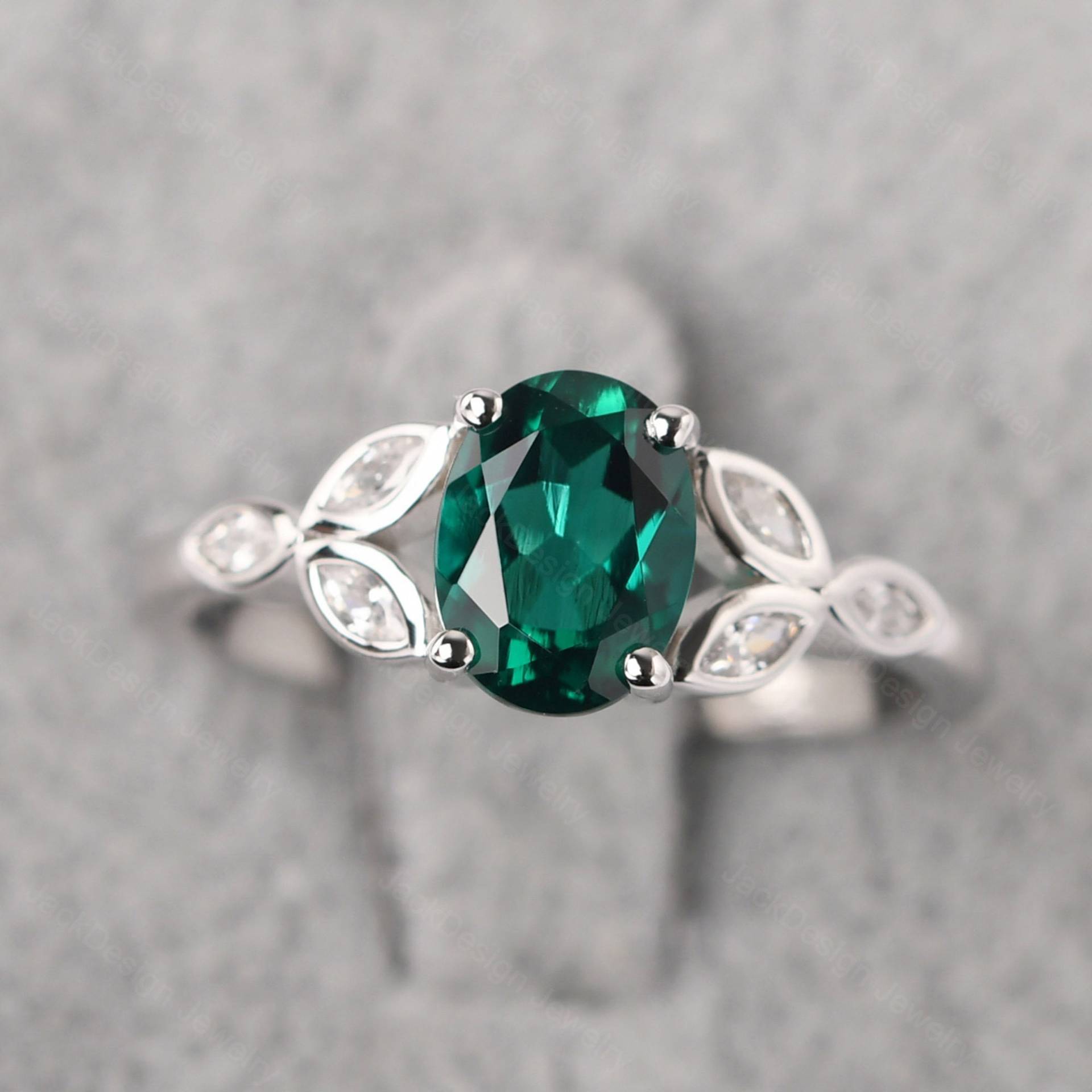 Split Schaft Smaragd Blatt Versprechen Ring Sterling Silber Oval Geformten Mai Geburtsstein Split Schaft Smaragd Blatt Versprechen Ring Sterling Silber Oval Geformten Mai Geburtsstein von JackDesignJewelry