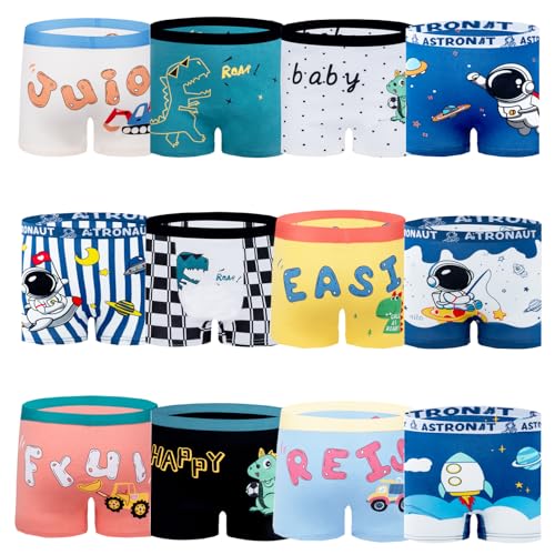 JackLoveBriefs Kinder Unterhose Jungen 12er-Pack 10-12Jahre Mehrfarbig Größe:XXXL von JackLoveBriefs