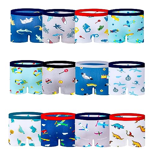 JackLoveBriefs Kinder Unterhose Jungen 12er-Pack 4-6Jahre Mehrfarbig Größe:L von JackLoveBriefs