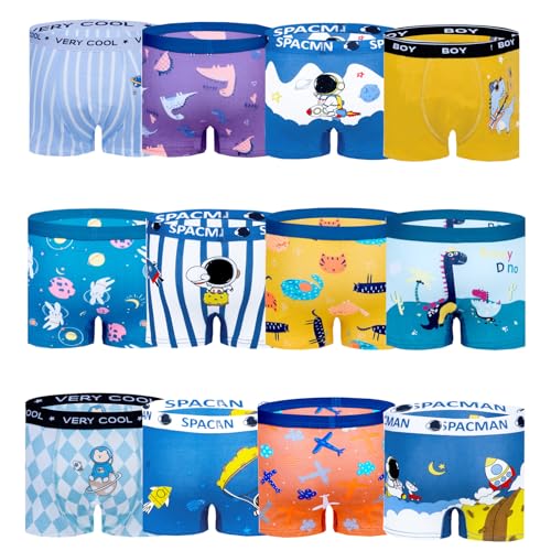 JackLoveBriefs Kinder Unterhose Jungen 12er-Pack 4-6Jahre Mehrfarbig Größe:L von JackLoveBriefs