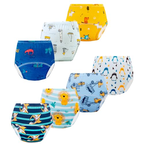 JackLoveBriefs Töpfchen Trainingshose，unsere Trainingshosen für Kinder von (3-4 Jahre， 7 Stück， Farbe: Mehrfarbig, Gr.M) von JackLoveBriefs
