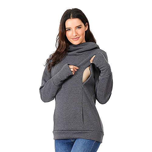 Damen Elegant Umstandsmode Stillpullover, Stillpulli Stillshirt Langarm Solide Herbst Winter Umstandspullover Stilltop Mit Kapuze Still Shirt Kapuzenpullover Hoodie Pulli Pullover Damen Elegant Umstandsmode Stillpullover, Stillpulli Stillshirt Langarm Solide Herbst Winter Umstandspullover Stilltop Mit Kapuze Still Shirt Kapuzenpullover Hoodie Pulli Pullover von JackRuler