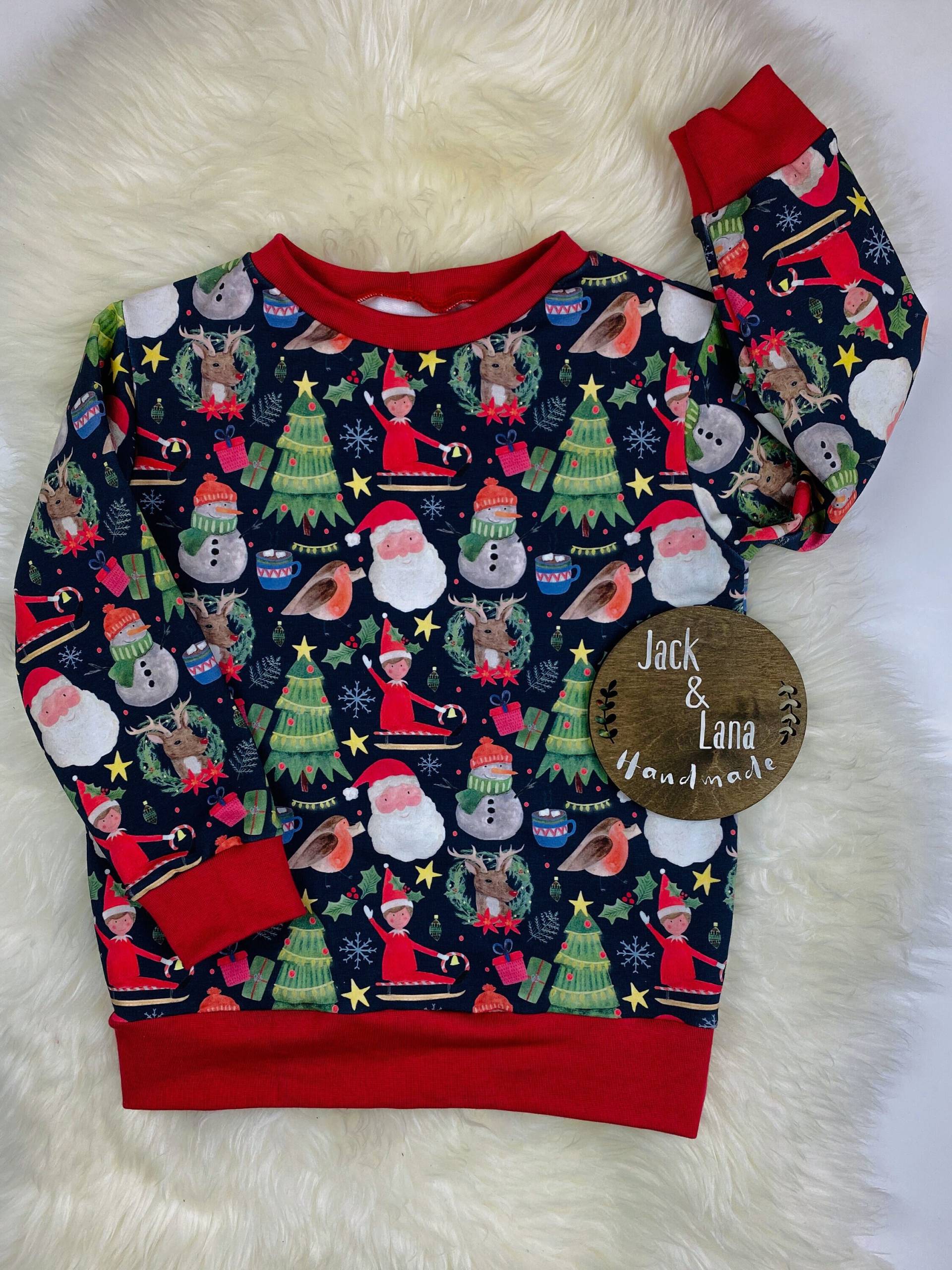 Weihnachts-Pullover von JackandLanahandmade