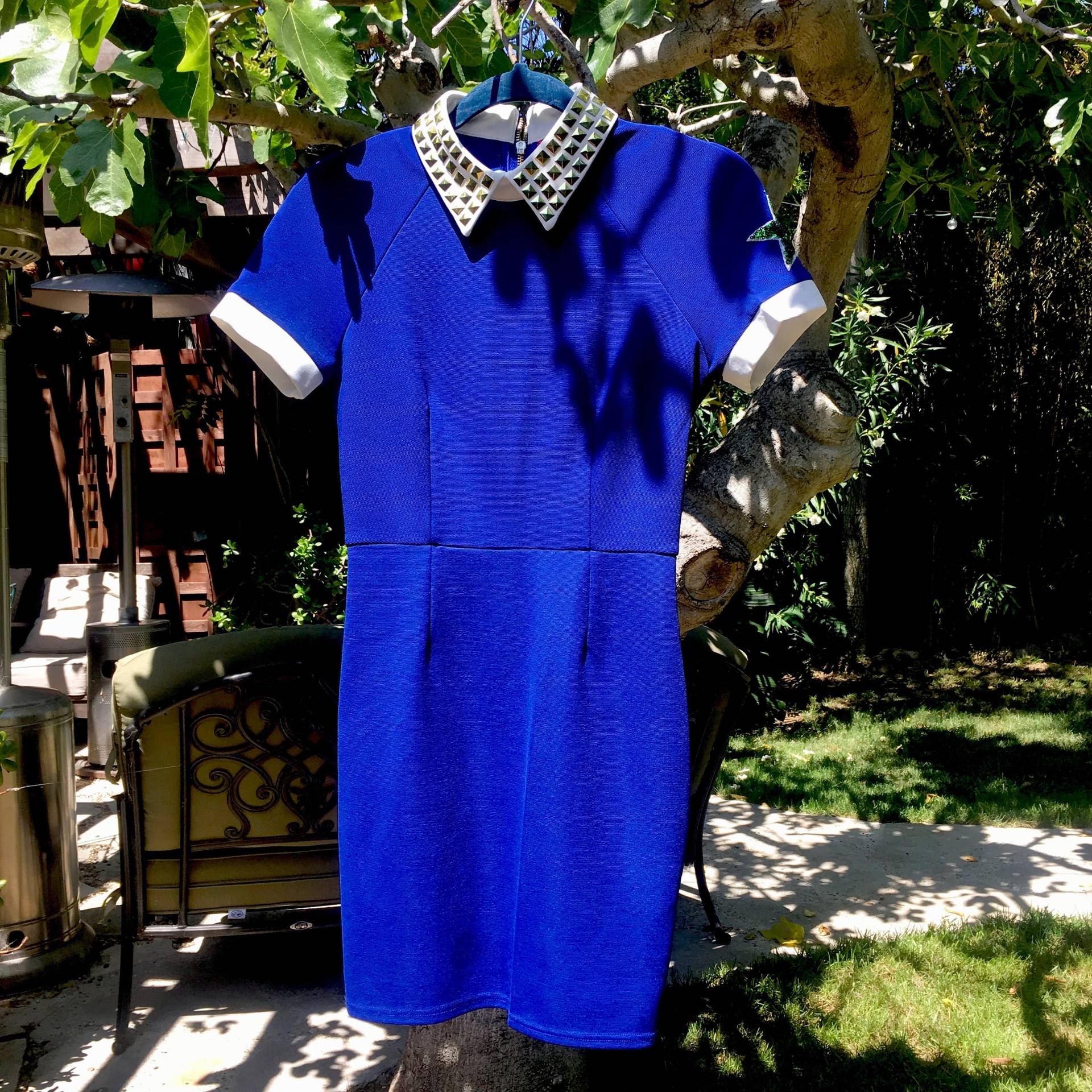 xs/S Blaues Kragenkleid Mit Nieten xs/S Blaues Kragenkleid Mit Nieten von JackedByJill