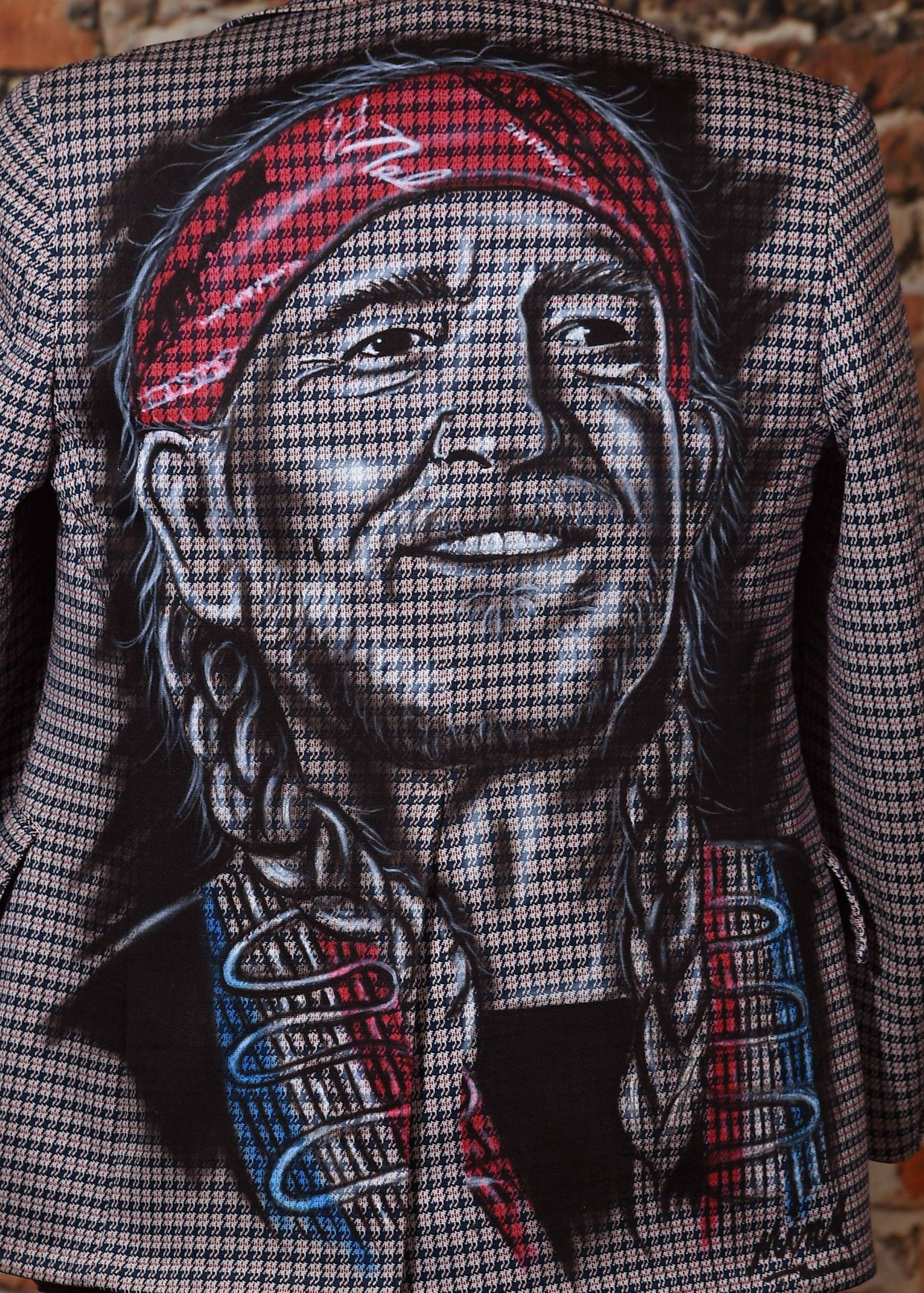 Willie Nelson-Jacke Willie Nelson-Jacke von JackedUpAirbrush