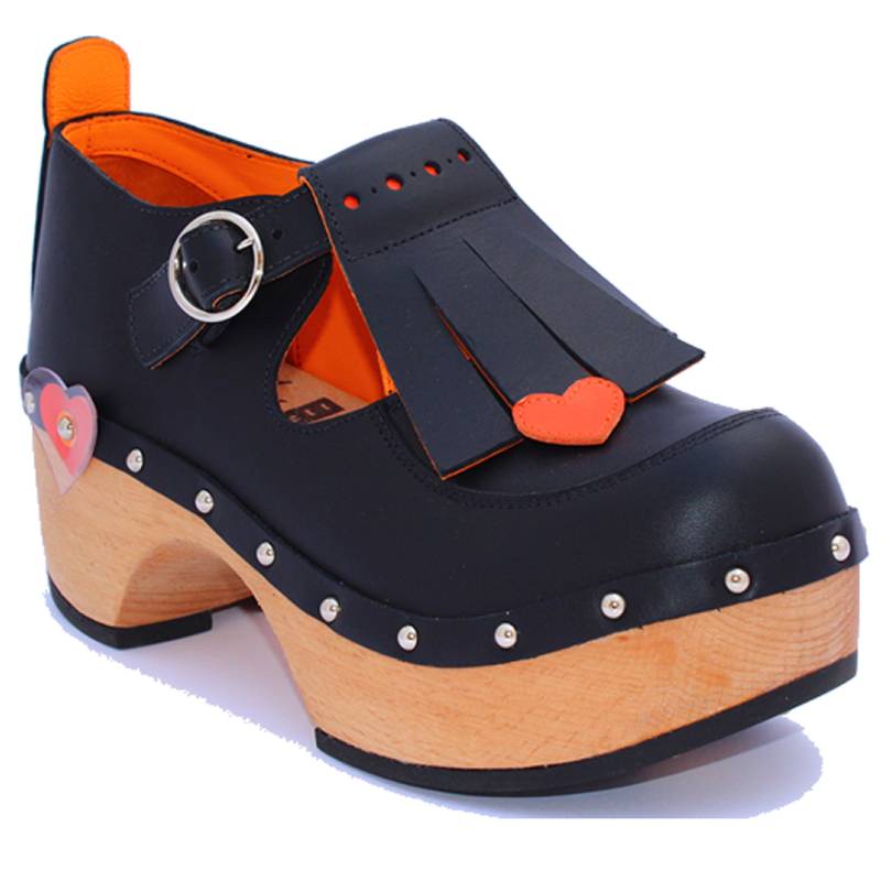 Herz Fransen Clog Herz Fransen Clog von JackieLoveClogs