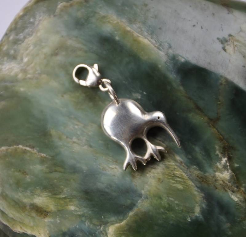Neuseeland Kiwi Vogel Anhänger ~925 Sterling Silber Neuseeland Kiwi Vogel Anhänger ~925 Sterling Silber von JackieTump