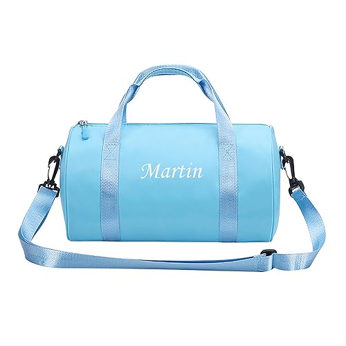 Personalisierte Duffel Bag Custom Monogrammed Gym Bag Custom Duffel Bag mit Namen Logo Personalisierte Sport Travel Duffle Overnight Dance Bag für Frauen Männer von Jacklin F