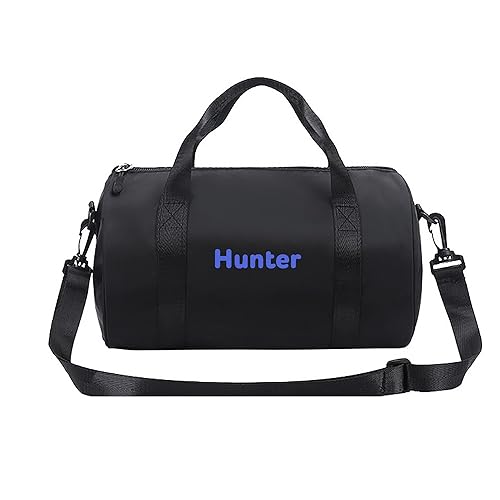 Personalisierte Duffel Bag Custom Monogrammed Gym Bag Custom Duffel Bag mit Namen Logo Personalisierte Sport Travel Duffle Overnight Dance Bag für Frauen Männer von Jacklin F